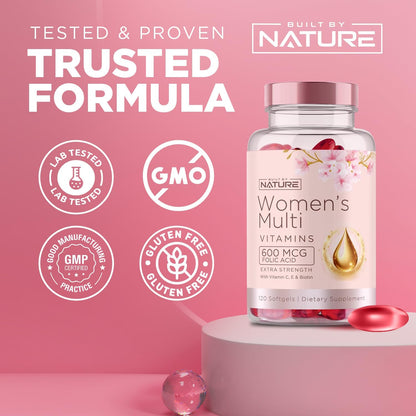 Built by Nature Women's Complete Daily – Bienestar hormonal: La fórmula incluye nutrientes que pueden contribuir – Image 4