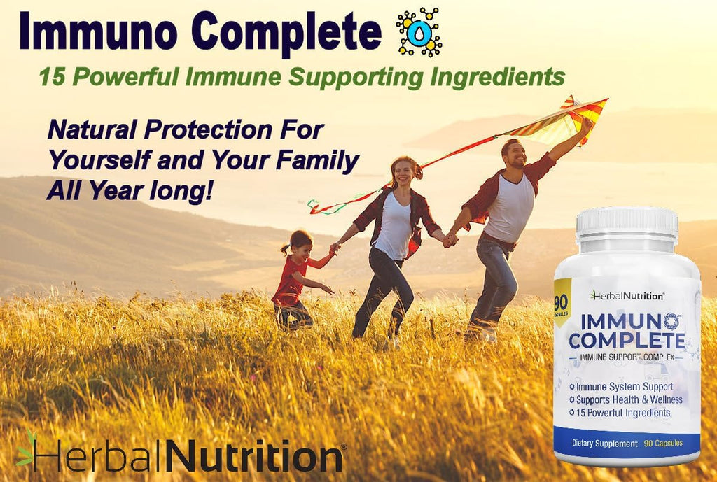 Suplemento de Apoyo Inmunológico con Vitamina C, D, Zinc y Más, 270 Cápsulas