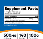 Nutricost Beta Glucano en Polvo 1,3/1,6 - 100 Gramos