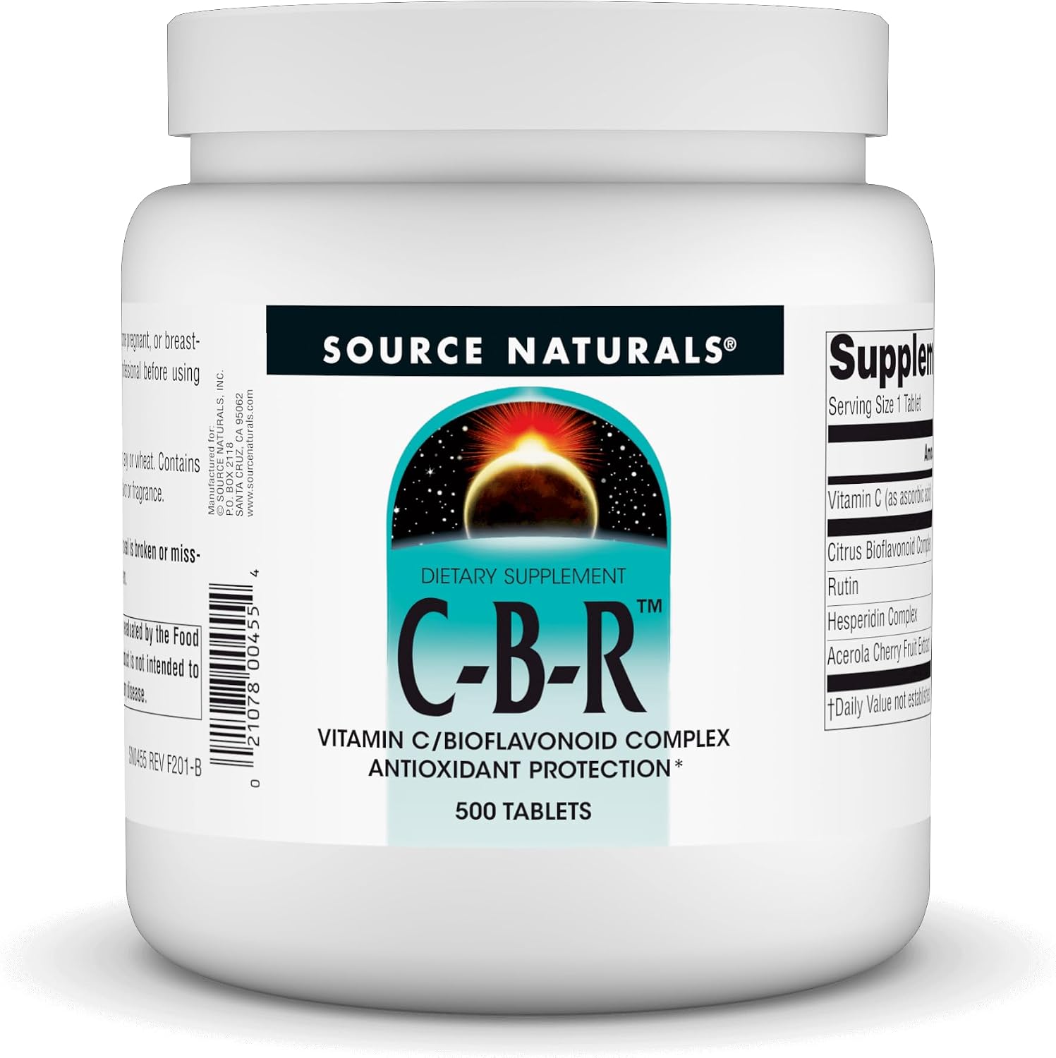 Source Naturals C-B-R - Vitamin C and Bioflavonoid Complex - 250 Tablets
