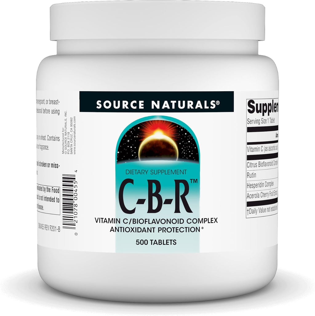 Source Naturals C-B-R - Complejo de Vitamina C y Bioflavonoides, 500 comprimidos