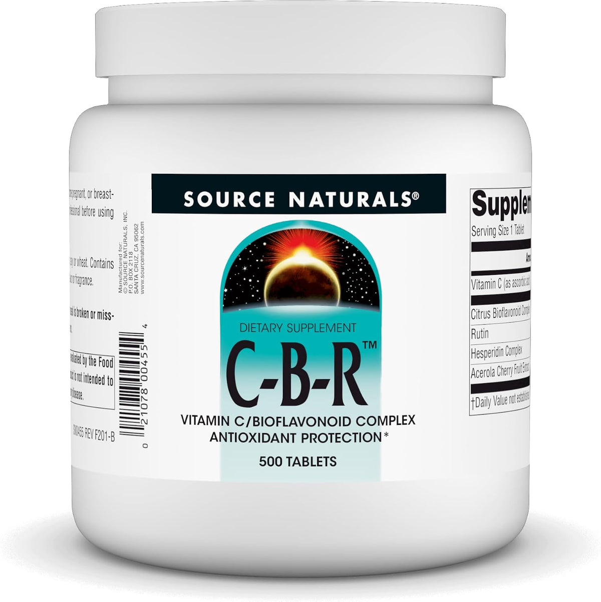 Source Naturals C-B-R - Complejo de Vitamina – Contribuye al funcionamiento normal del sistema inmunitario. – Image 1