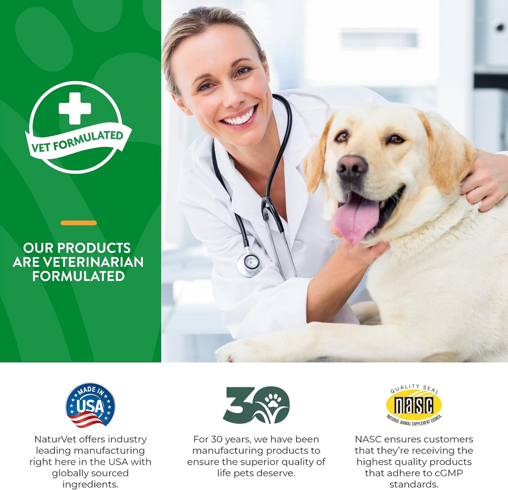 NaturVet – Probióticos y Enzimas Avanzados con Probiótico PB6 de Fuerza Veterinaria – Para Perros y Gatos (454 g)