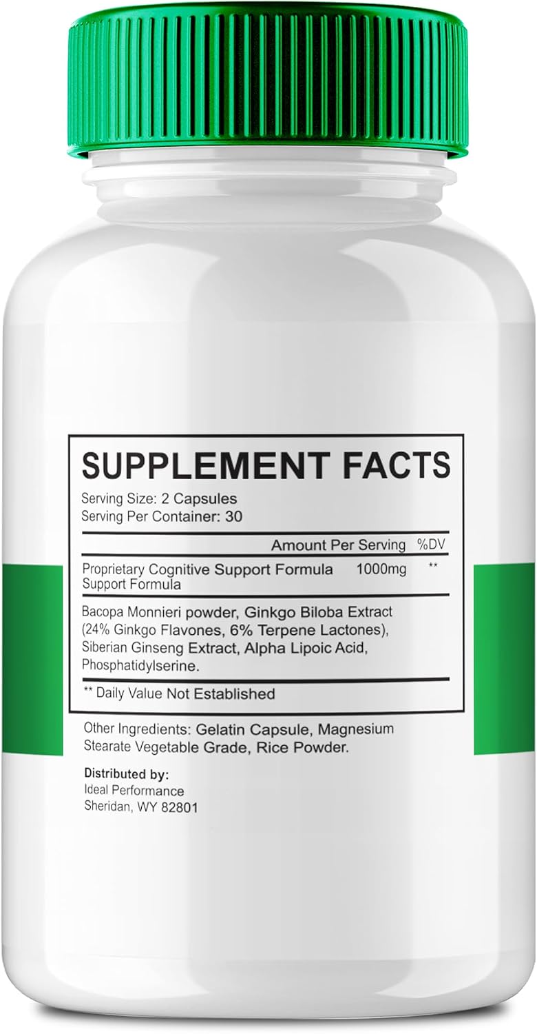 IDEAL PERFORMANCE Vitrafoxin Cápsulas para la Ciática, Suplemento para la Salud Nerviosa y Cerebral - Nootrópicos de Máxima Potencia, Fórmula Natural (5 Paquetes)