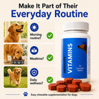 Drools Absolute Vitamin Tablet - Suplemento Multivitamínico para Perros, 110 Comprimidos