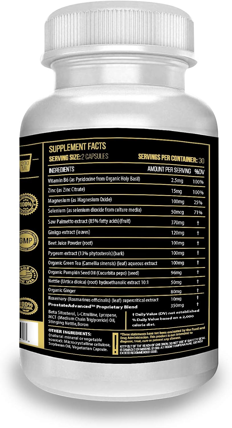 ACTIF Prostate Advanced Support, 60 cápsulas