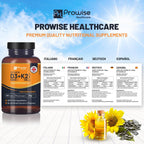 Prowise Healthcare Vitamina D3 4000UI y K2 MK7 100µg – 180 Comprimidos Vegetarianos
