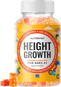 NutraPep Gomitas de Crecimiento y Altura para Adolescentes – Multivitamínico con Calcio, Vitamina D3, K2, Zinc, L-Arginina, L-Glutamina, L-Ornitina para Niños y Niñas