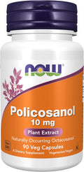 Policosanol 10 mg, 90 Cápsulas Veganas - NOW Foods