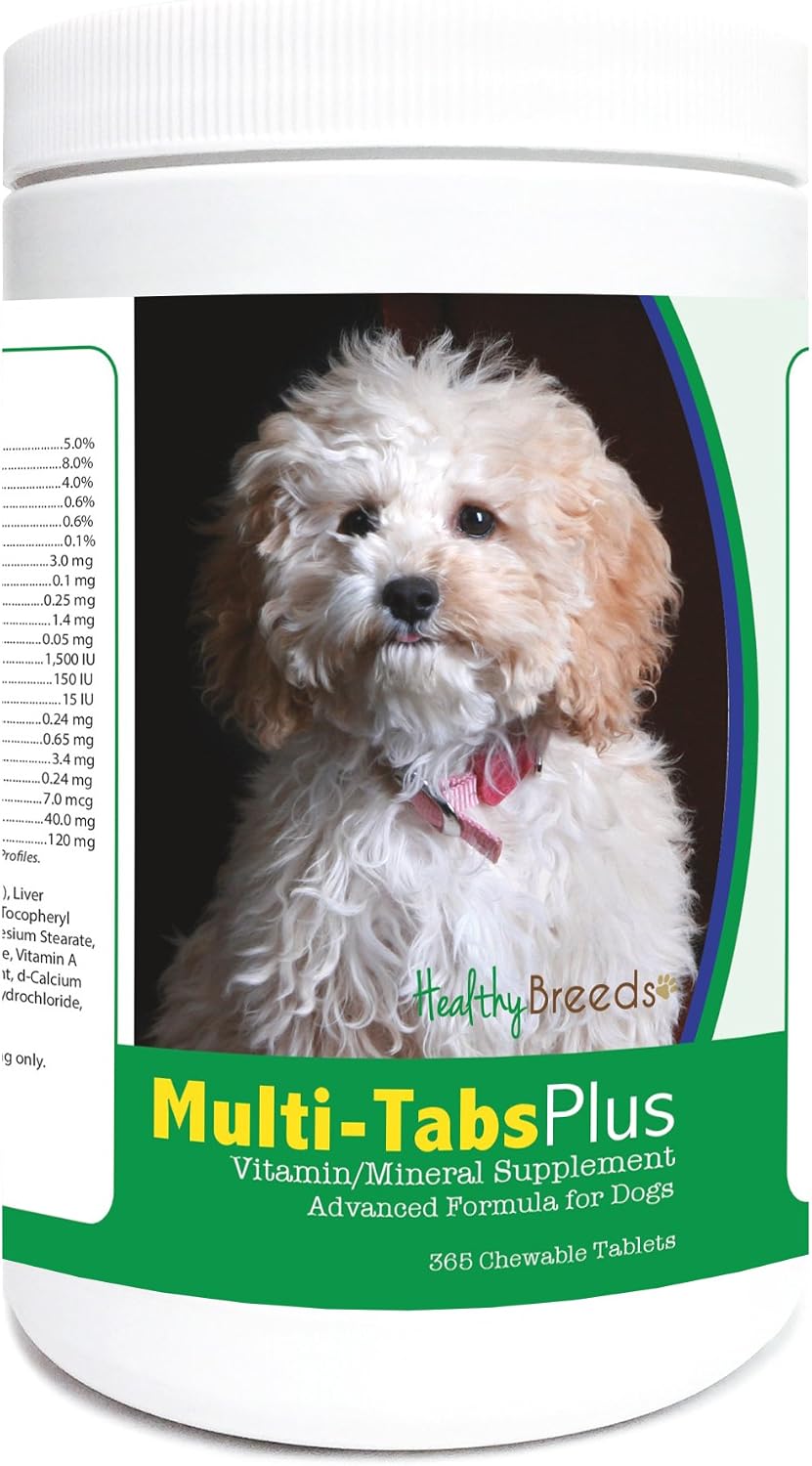 Healthy Breeds Cockapoo Multi-Tabs Plus Comprimidos Masticables 365 Unidades