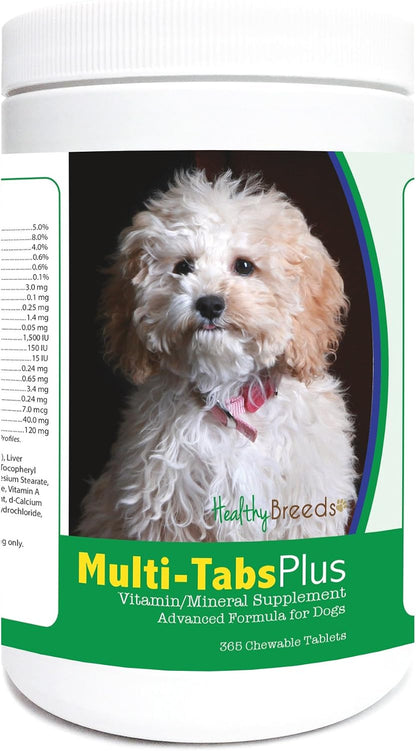 Healthy Breeds Cockapoo Multi-Tabs Plus Comprimidos Masticables 365 Unidades – Image 2