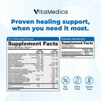Programa de Recuperación Postquirúrgica VitaMedica - Suplemento Clínico con Vitaminas, Minerales, Bromelina y Quercetina