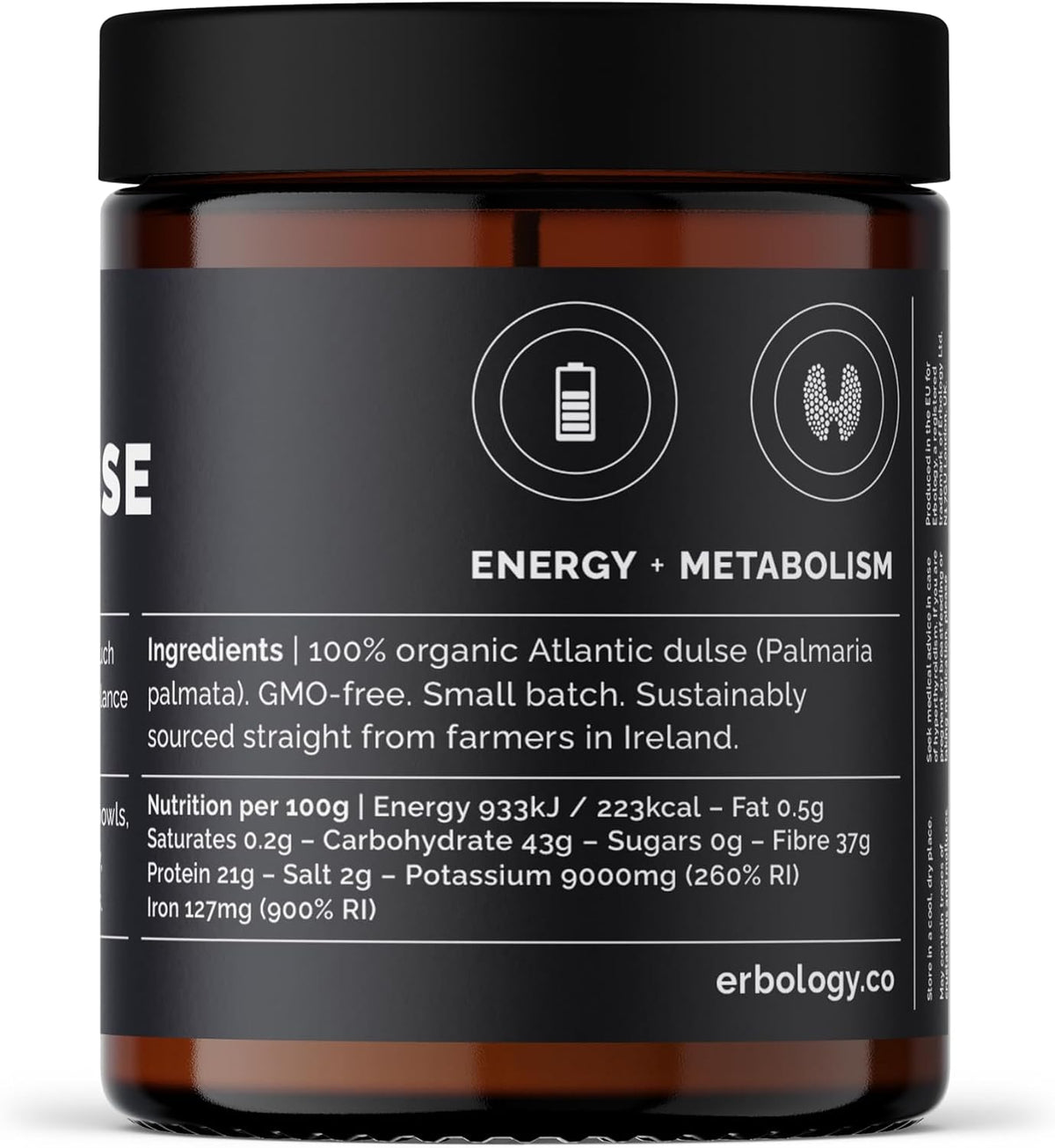 Erbology Polvo de Dulse Orgánico del – Smoothies verdes o de frutas. – Image 7
