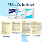 LifeVantage Vitality Stack Travel Kit - Protandim NRF1 + NRF2 Synergizer + Probio and Omega + Nutrigenomic Starter Kit
