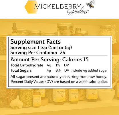 Mickelberry Gardens Pollen Honey Tonic (Pack – Polen de abeja crudo fermentado: Rico en proteínas, enzimas y – Image 6