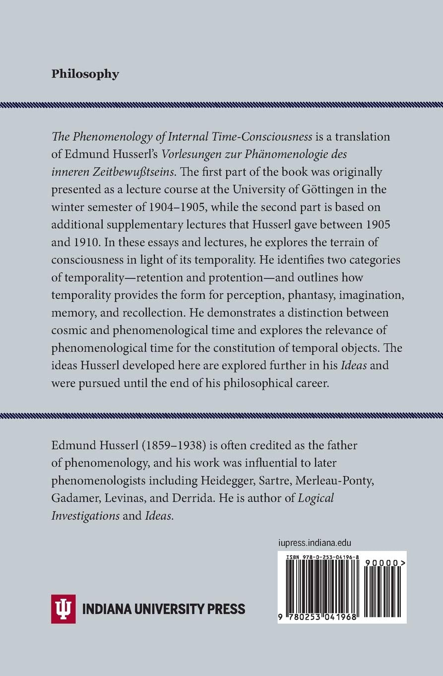 La fenomenología de la conciencia del tiempo inmanente