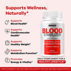 (5 Pack) Blood Stabilizer Advanced Blood Formula Capsules, Original Blood Stabilizer Supplemen All Natures Pills - Maximum Strength, BloodStabilizer Premium Vitamin Reviews, 150 Capsules for 5 Months