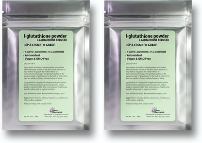 Talsen Chemicals Polvo de Glutatión Reducido Orgánico L-Glutation Puro (28g) – Image 10