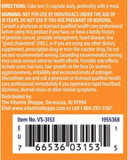 The Vitamin Shoppe DHEA 50 mg, Apoyo Hormonal y Envejecimiento Saludable (120 Cápsulas)