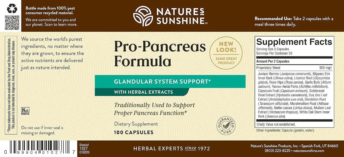 Nature's Sunshine Pro-Pancreas, 100 Cápsulas – Bulbo de ajo (Allium sativum): Conocido por sus propiedades – Image 5