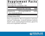 Douglas Laboratories Vitamina D3 (5000 UI) – 100 Comprimidos