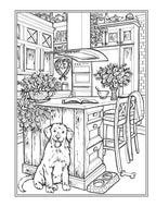 Libro de colorear Creative Haven Hogar Dulce Hogar (Libros de colorear para adultos: Calma)