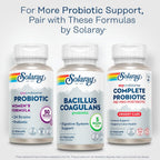 Solaray Bacillus Coagulans Probiotic - 5 Billion Live Microorganisms - 60 Vegan Capsules