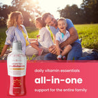 NutraChamps Complete Liquid Multivitamins | Sin Azúcar Añadido | Vitaminas para Mujeres, Hombres y Niños | Suplemento Multivitamínico Líquido Vegano | Energía, Inmunidad y Belleza