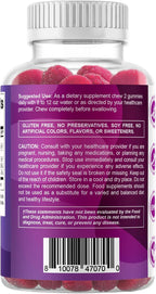 Vitamatic Biotina Gominolas 10,000 mcg para Cabello, Piel y Uñas - 60 Gominolas Veganas (2 Botellas)