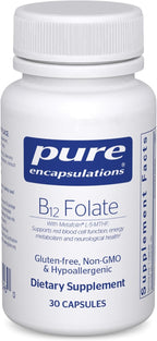 Pure Encapsulations B12 Folate - 30 Cápsulas