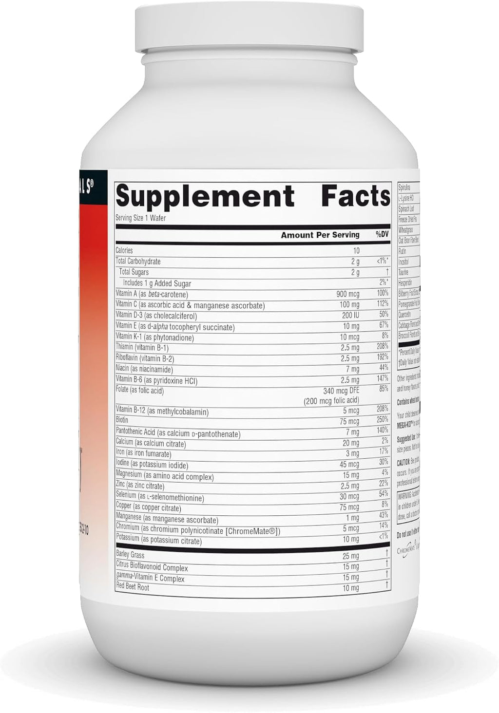 Source Naturals Mega-Kid Multivitamínico Masticable para Niños de 2 a 10 Años, Sabor Natural a Bayas - 120 Comprimidos