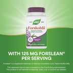 Nature's Way Forskohlii – Extracto Estandarizado con ForsLean 125 mg, 60 Cápsulas Veganas