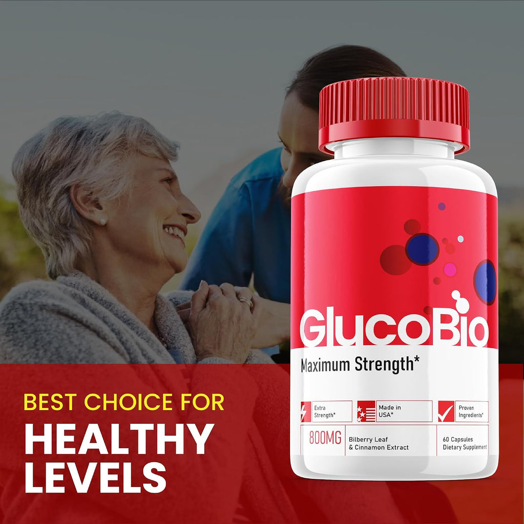Glucobio Cápsulas (5 Paquetes) - Suplemento Nutricional de Gluco Bio, 300 Cápsulas