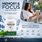 Brain Aid Memory Matters – Suplemento Nootrópico con Neumentix para la Memoria, Enfoque y Claridad Mental