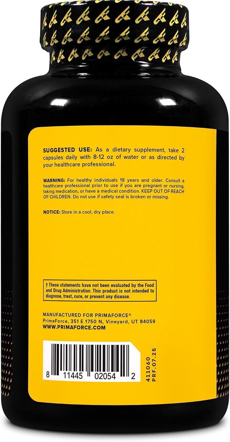 Primaforce EAA Cápsulas 1200mg, 180 Cápsulas, 90 Dosis - Aminoácidos Esenciales