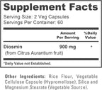 NusaPure Diosmin 900mg - 120 Cápsulas Veganas