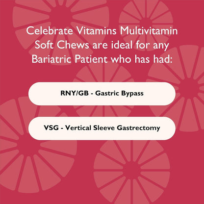 Celebrate Vitamins Multivitamínico Bariátrico Soft Chews - Cherry - 180 chews – Image 5