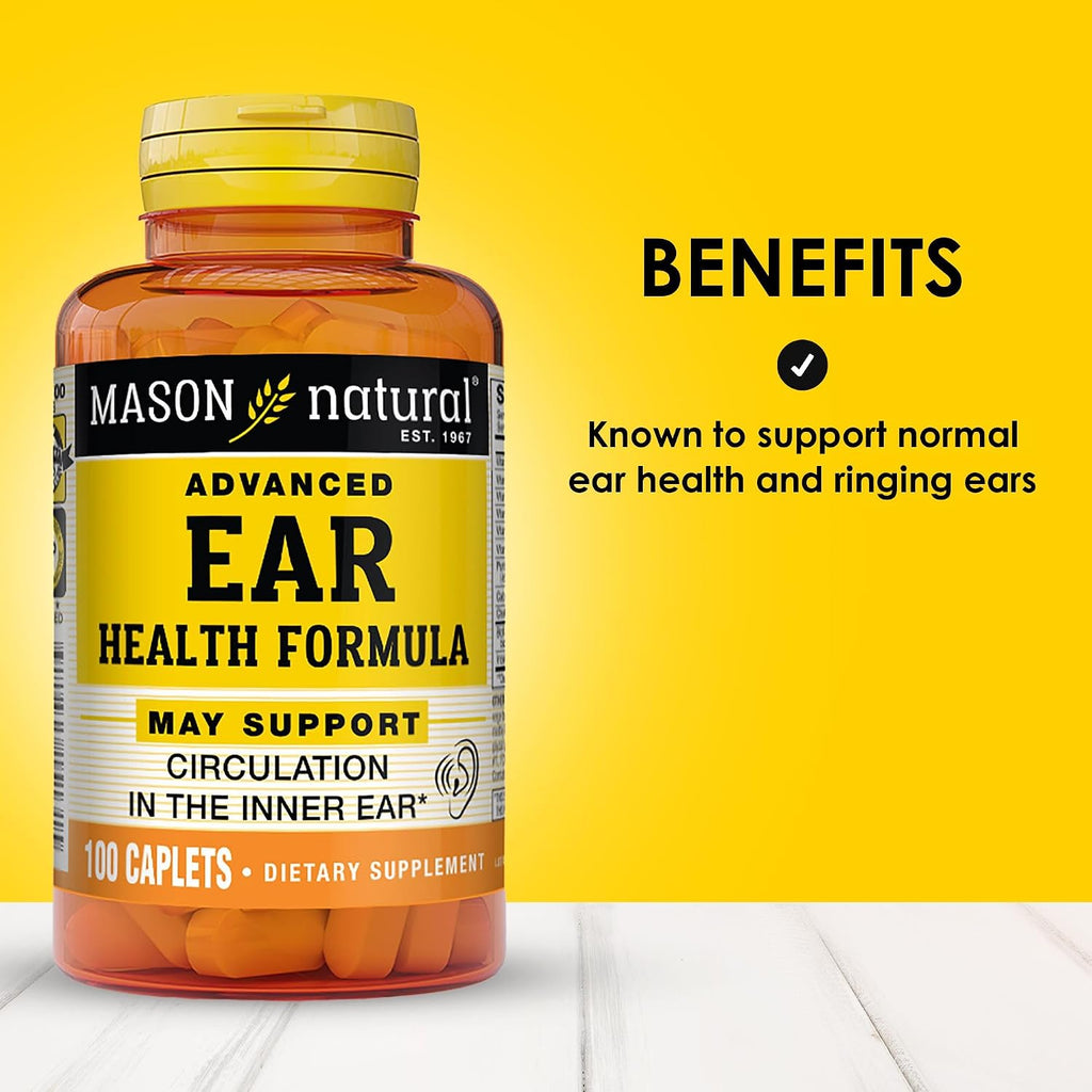 Mason Natural Suplemento Avanzado para la Salud Auditiva con Vitamina C