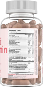 Zahler Multivitamínico Beauty – Apoyo para Piel, Cabello y Uñas con Hierro, 60 Cápsulas