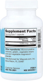Vitacost Biotina 5000 mcg - 300 Cápsulas