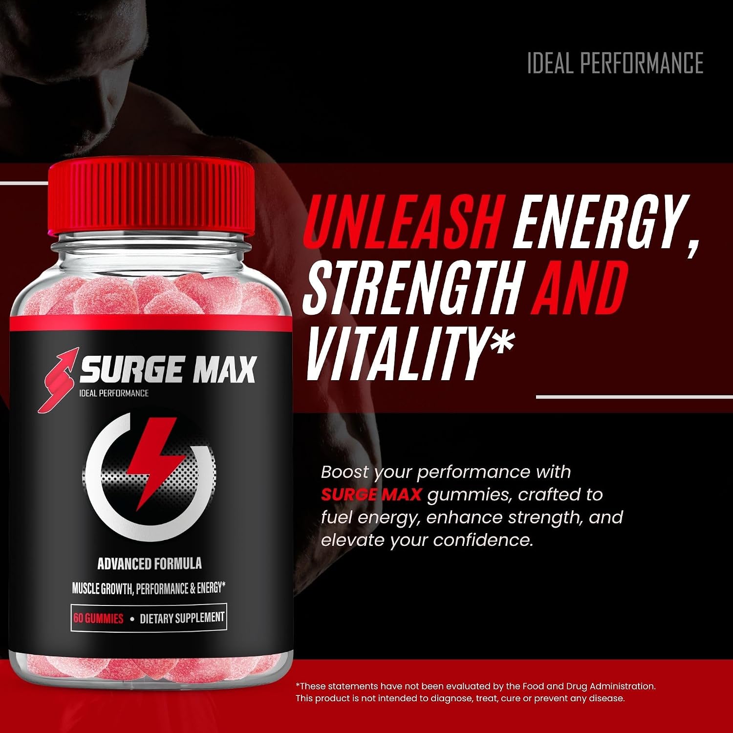 Surge Max Gummies - Gomitas Multivitamínicas para Hombres