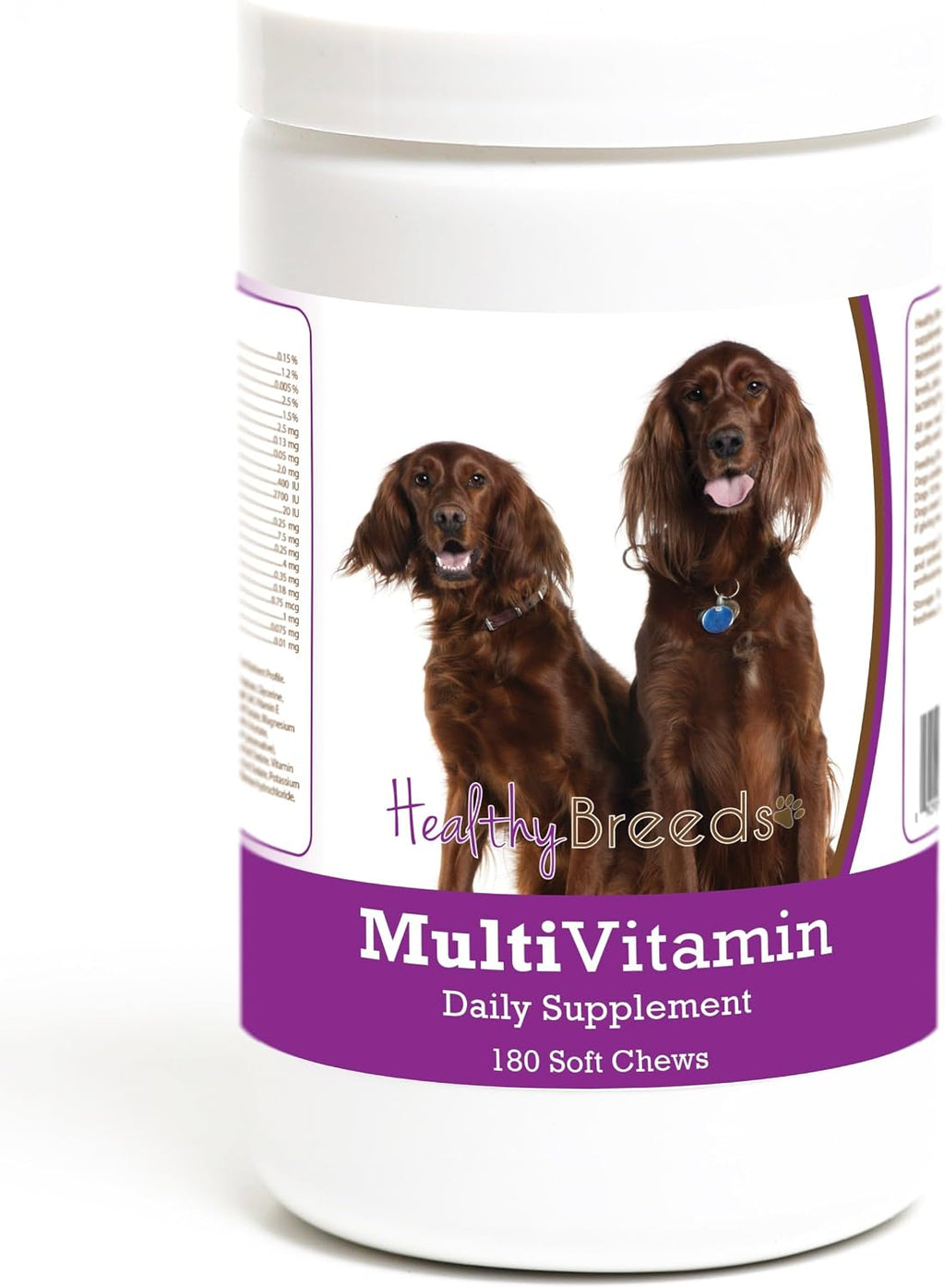 Healthy Breeds Irish Setter Multivitamin Soft Chew for Dogs 180 Count