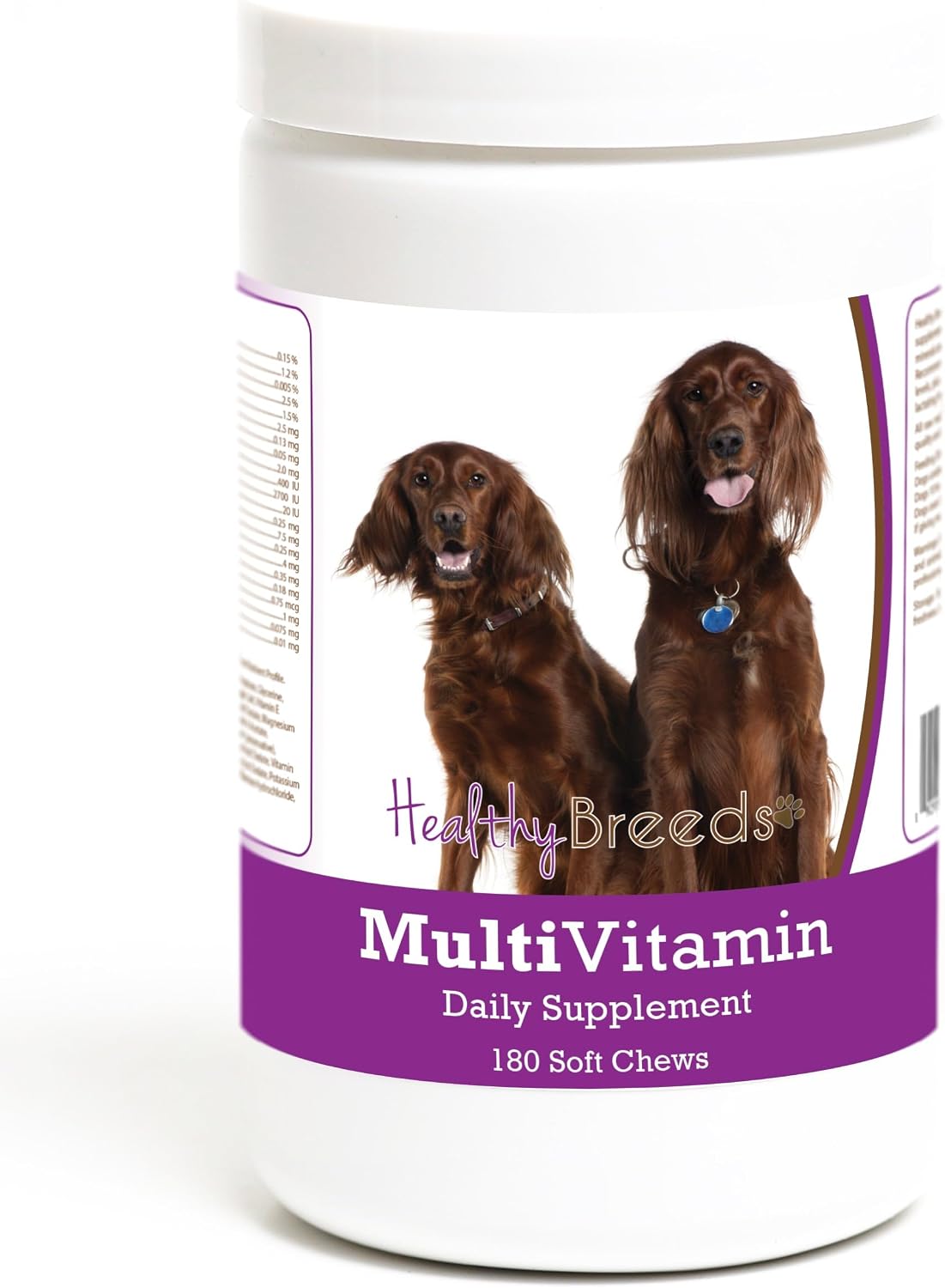 Healthy Breeds Irish Setter Multivitamin Soft Chew for Dogs 180 Count
