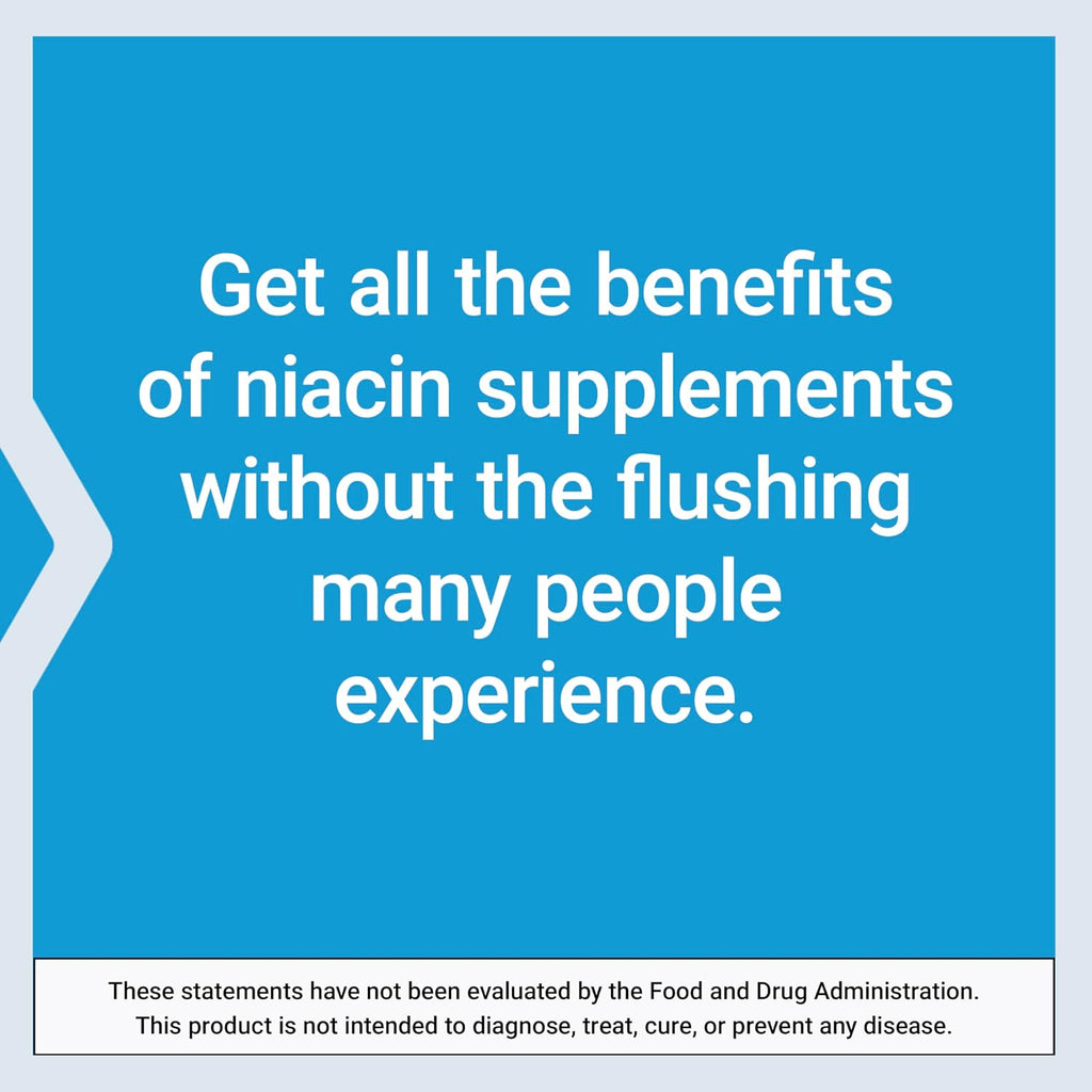 Life Extension No Flush Niacin - Vitamina B3 sin Rubor, 100 Cápsulas