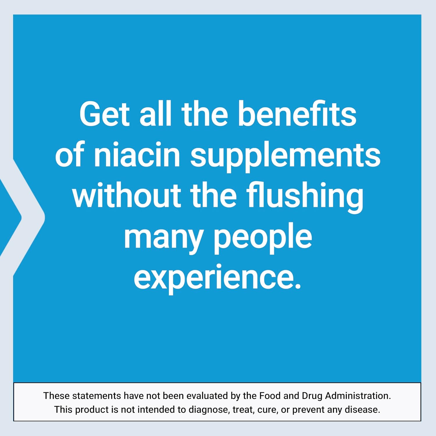 Life Extension No Flush Niacin - Vitamina B3 sin Rubor, 100 Cápsulas