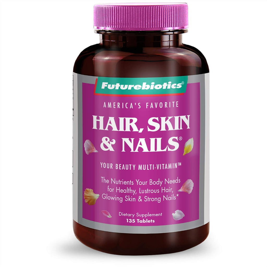 Futurebiotics Multivitamínico de Belleza para Piel, Cabello y Uñas, 135 Comprimidos
