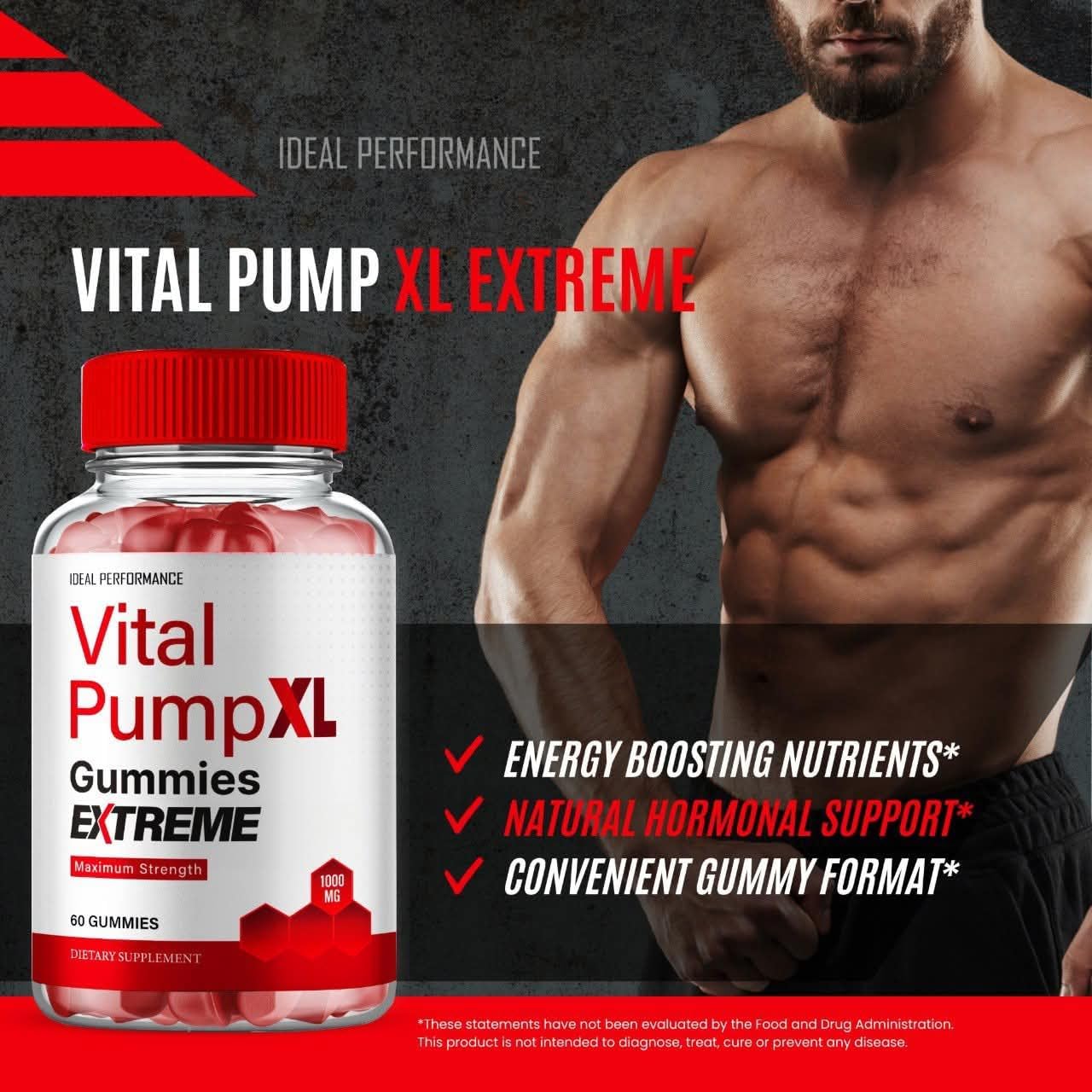 Vital PumpXL Gummies - Complemento Multivitamínico para Hombres