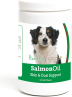Healthy Breeds Miniature American Shepherd Salmon Oil Soft Chews 120 Unidades