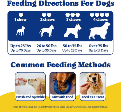 YoYoBay Probióticos para Perros - 180 Chews – Formato y sabor: Los chews blandos son prácticos y suelen ser bien – Image 8