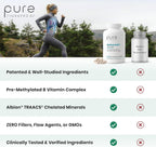Pure Therapro Rx Multivitamínico Metilado sin Hierro para Hombres y Mujeres - 240 Cápsulas (4 Meses)